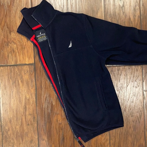 NAUTICA fleece jacket M 10/12 EUC - Picture 4 of 4